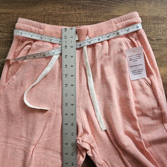SplitS59 Reena Modal Fleece 7/8 Sweatpants Joggers, S, Grapefruit - Picture 4 of 8
